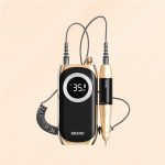 دریل ناخن حرفه ای قابل شارژ 30000 دور در دقیقه، Scamander Electric E File Scamander قابل حمل، ابزار آسیاب ژل اکریلیک