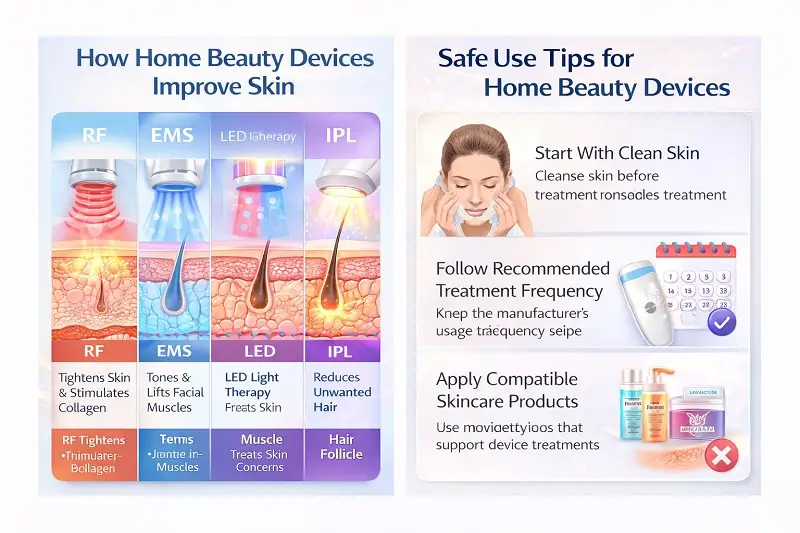 Are Home Use Beauty Devices Safe and Effective for Daily Skincare Routines?